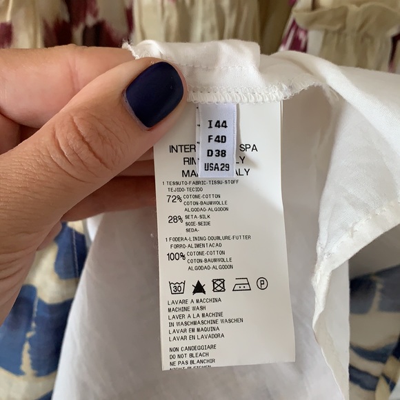 Isola marras dress size 42 Authentic Cotton, Silk - Picture 6 of 11